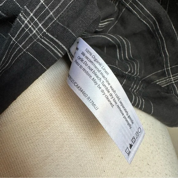 Eileen Fisher Box Organic Linen Sz‎ XS Top - Picture 5 of 10